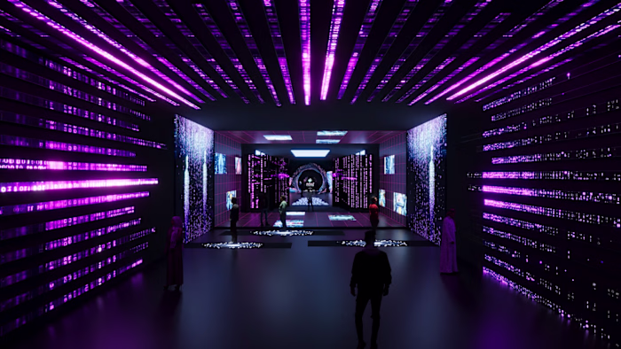 Interactive AI technology event