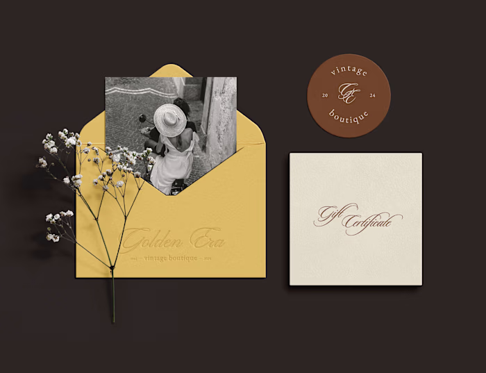 Logo&Brand identity - Vintage Boutique