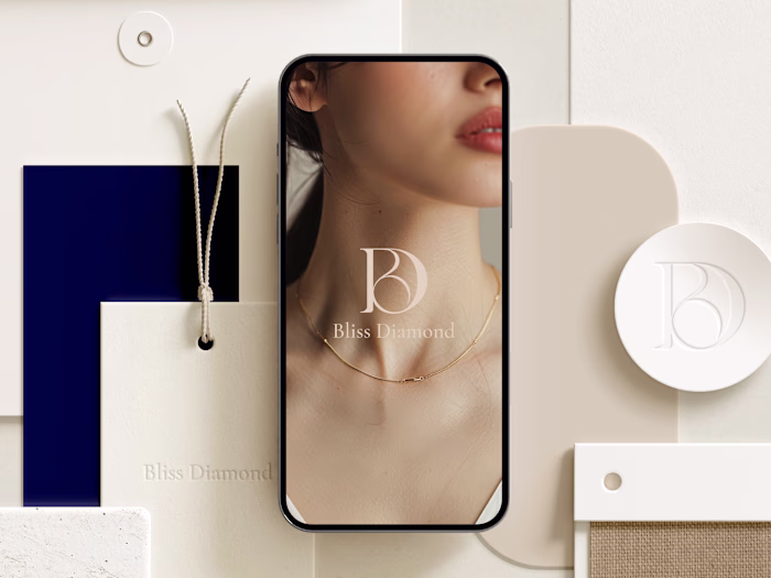 Bliss Diamond: Premium Jewelry Brand Identity