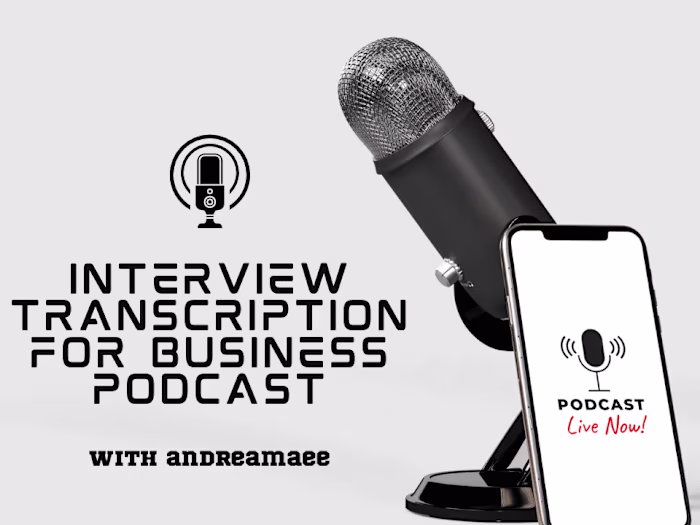Interview Transcription for Business Podcast
