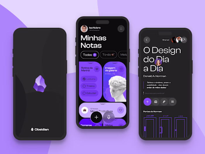 Obsidian Notes App Mobile