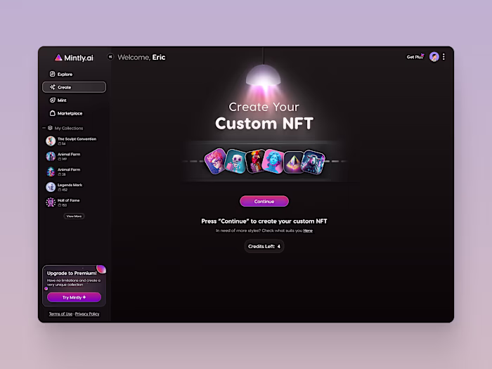 NFT Minting platform