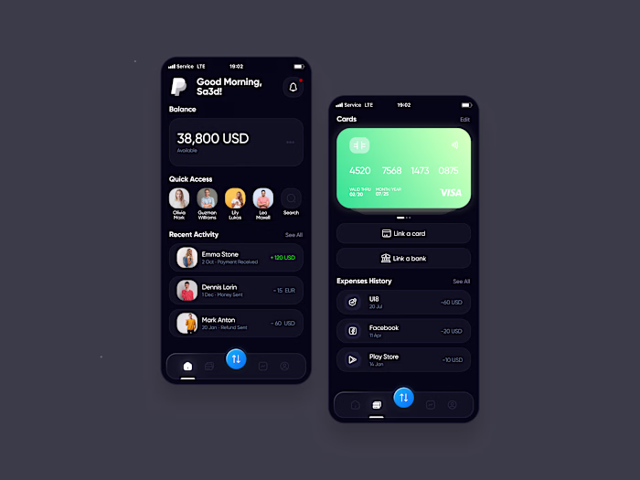 Redesign for paypal app