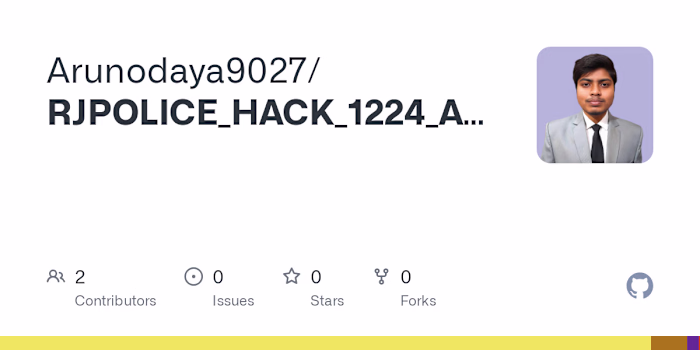 Rajasthan Police Hackathon: Police Feedback System