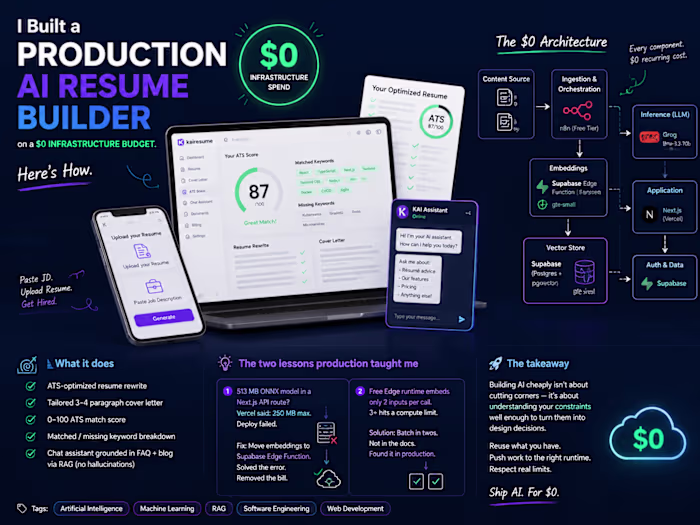 AI resume builder with RAG