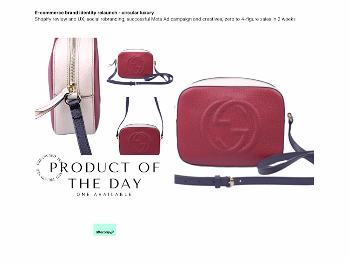 E-commerce brand identity relaunch -