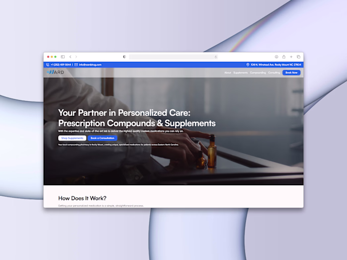 Strategic UX Redesign for Ward Specialty Pharmacy