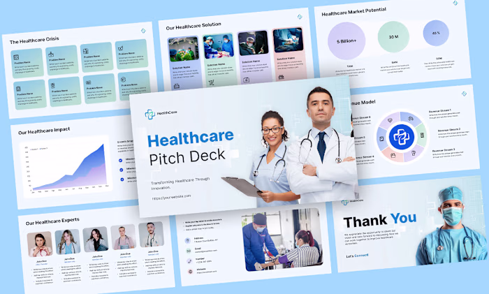 Healthcare Pitch Deck | Medical Presentation Design