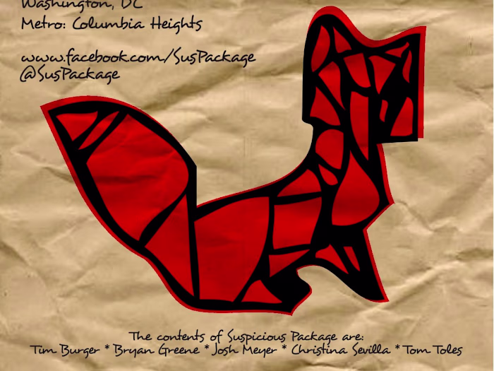 Print: Suspicious Package Show Flyer
