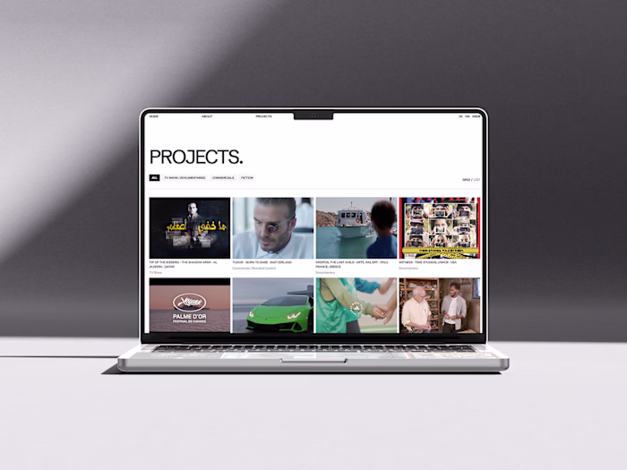Framer Portfolio & CMS Setup for Sound Mixer