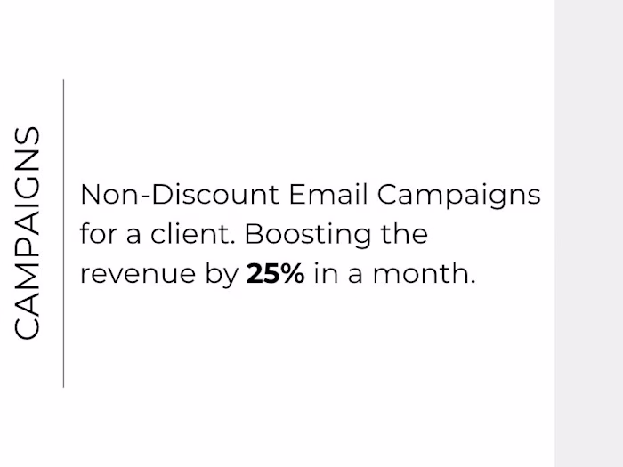 Email Marketing Campaigns.