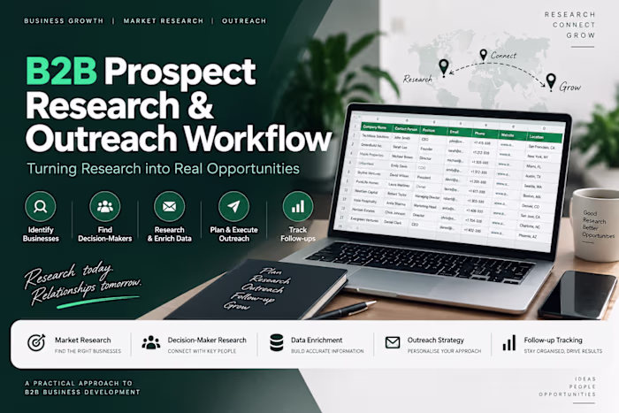 B2B Prospect Research & Outreach
