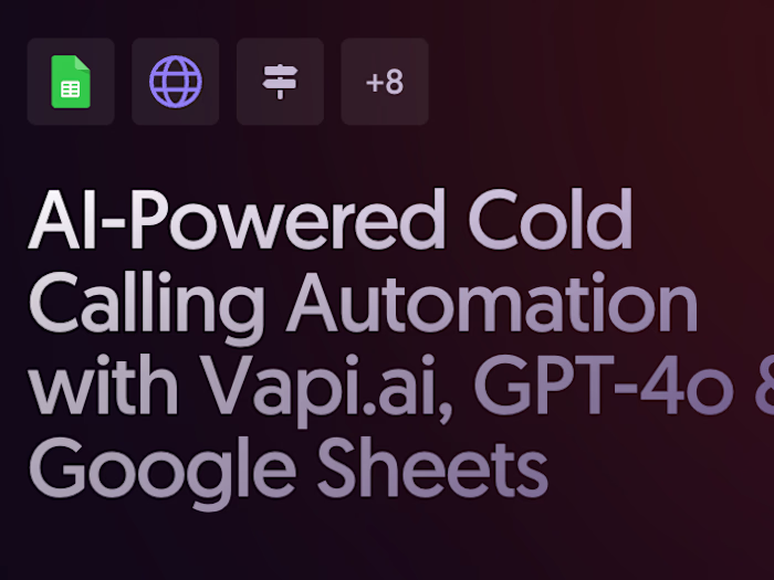 AI-Powered Cold Calling Automation with Vapi.ai