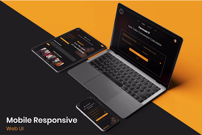 UXUI Case Study - Hair Color Calculator