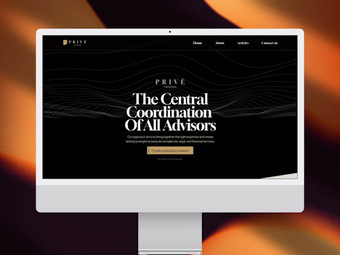 A Website Template Built for