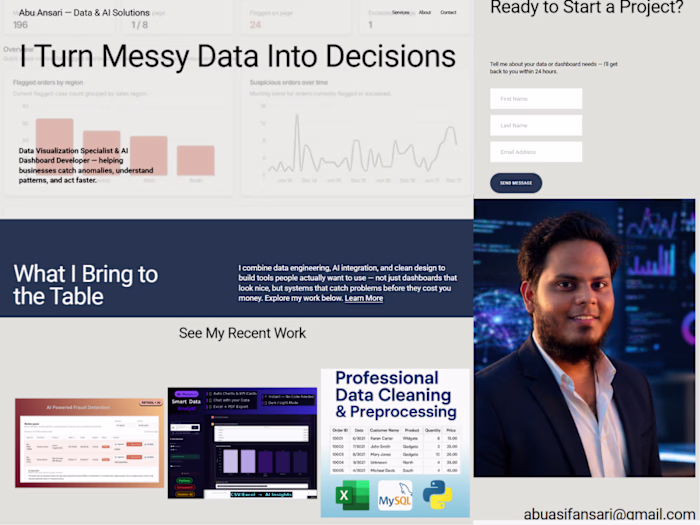 Project Overview This is a personal portfolio and services s...