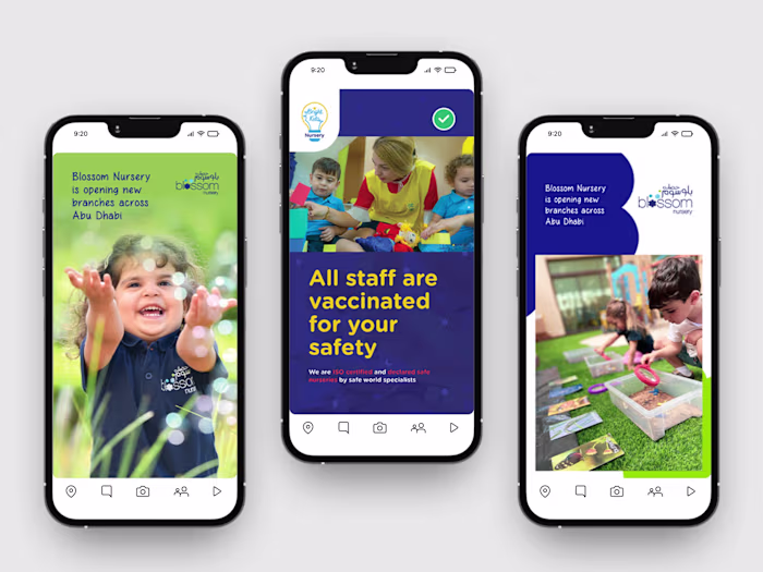 Blossom Nursery campaign ads