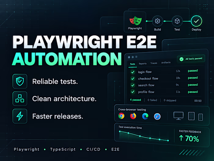 Playwright E2E Automation — SaaS Demo Project