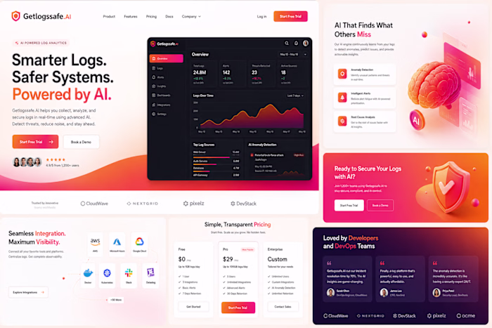 Getsafelog , A smart AI powered platform that locks in your log