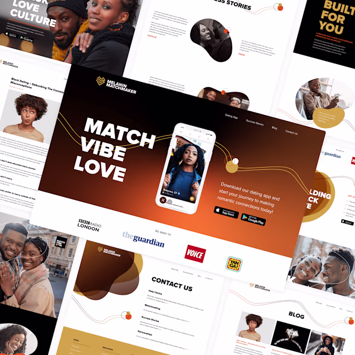 Website for Melanin Matchmaker