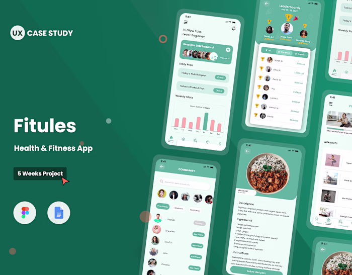 Fitules Health & Fitness App Case Study