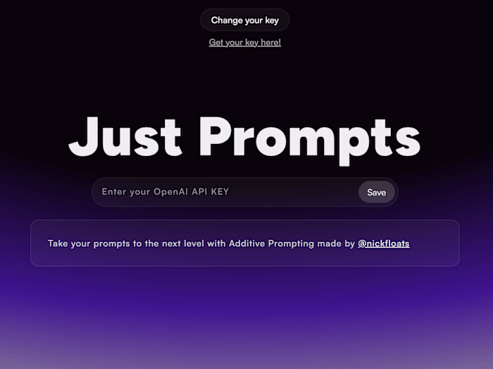 Just Prompt: Unleash Powerful AI Prompts