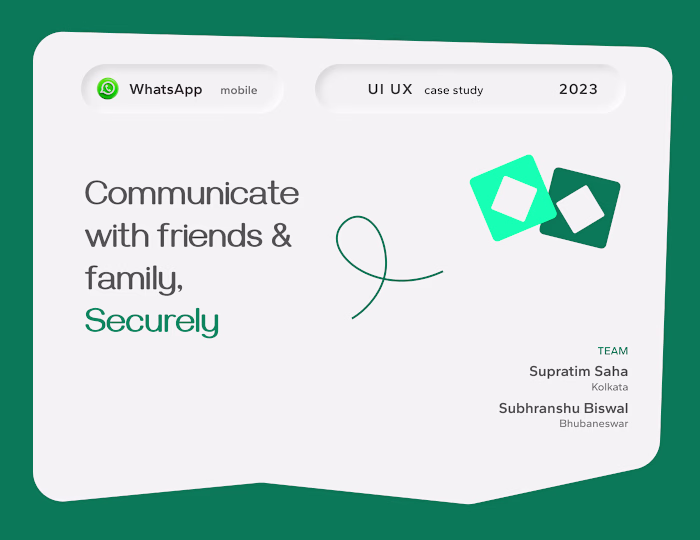WhatsApp case study | UX Research | Design UI solution :: Behan…