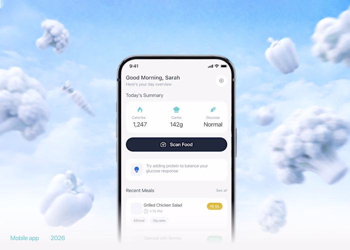 GlucoseScan — AI-Powered Nutrition & Glucose Tracking