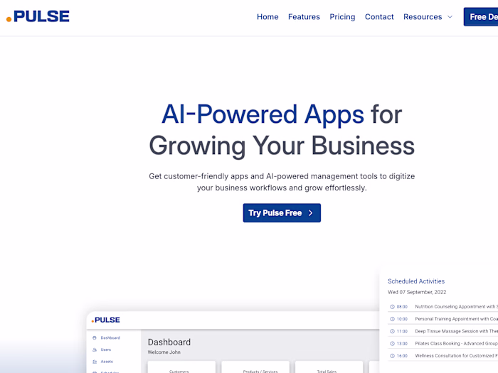 Pulse — AI-Powered SaaS Landing Pages