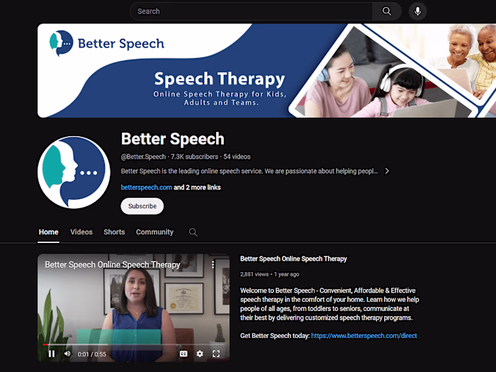 Youtube BetterSpeech