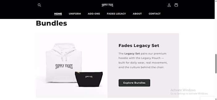 Shopify store redesign for Willie