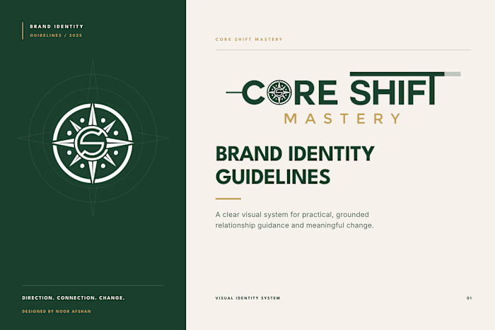 CoreShift, Coaching Brand Identity & Visual System