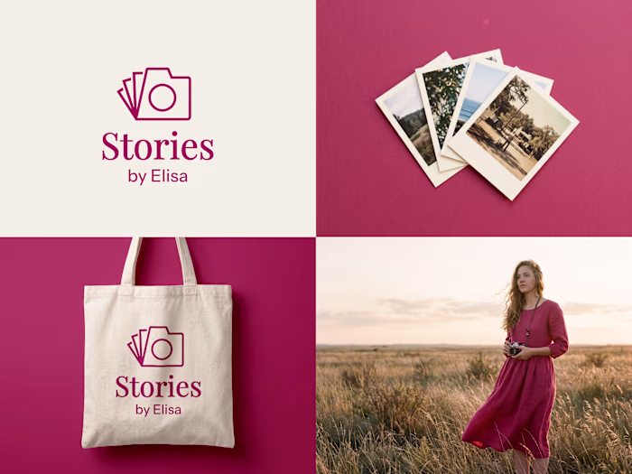 Stories by Elisa Logo Design