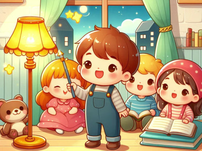 Cute & cozy illustration for children story book