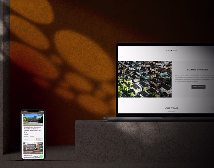 Real Estate website designed
