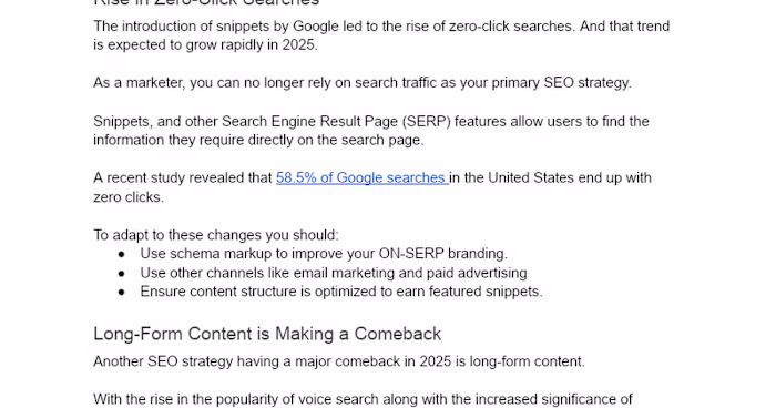 Key SEO Trends for 2025
