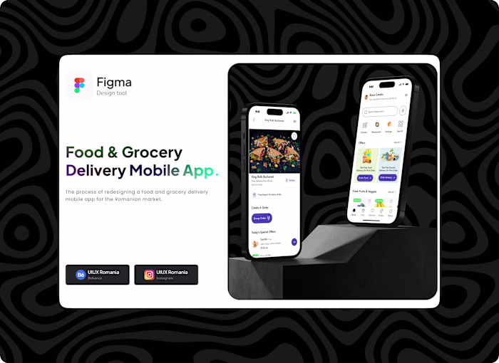 Food Grocery Delivery App.