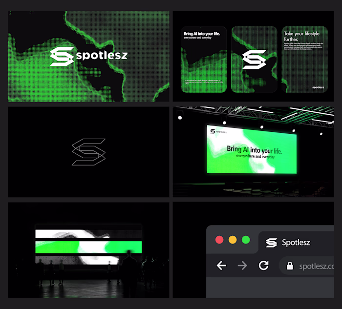 Branding identity completed for Spotlesz