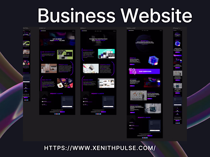 Business Website with NextJS