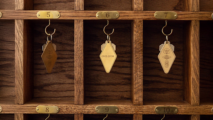 Visual Identity for Ovis D’Or Luxury Apartment
