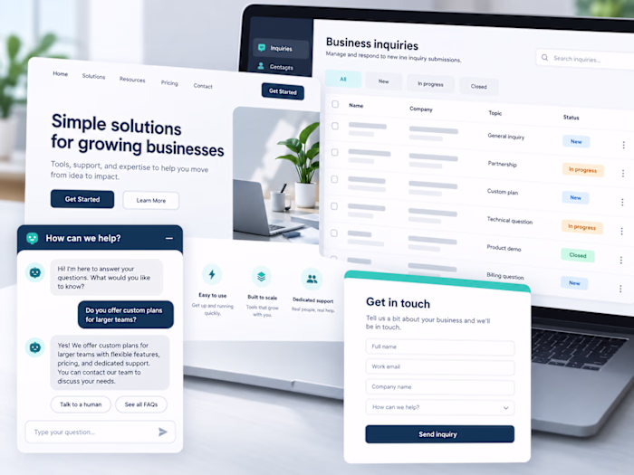 Business FAQ & Lead-Capture Chatbot