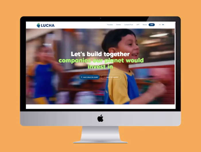 Web design for a charity