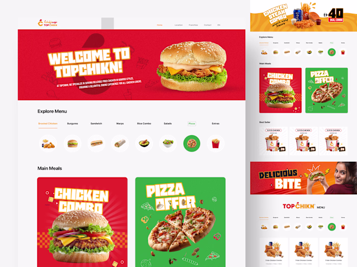 Top Chikn - eCommerce Site ✨