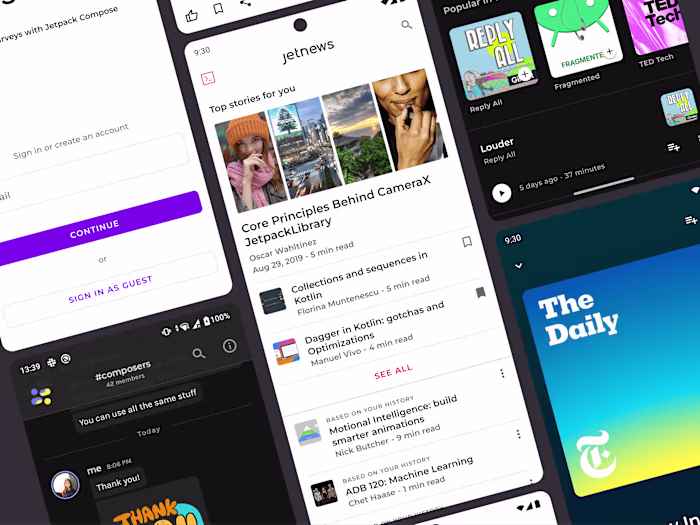 Building UI components for Android's modern toolkit at Google