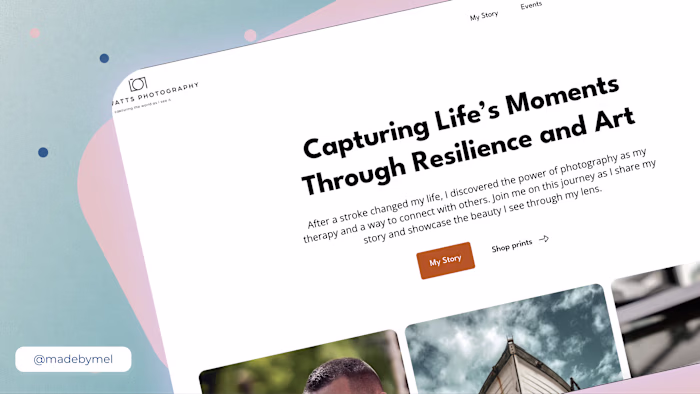 Comprehensive Website Redesign for Photographer