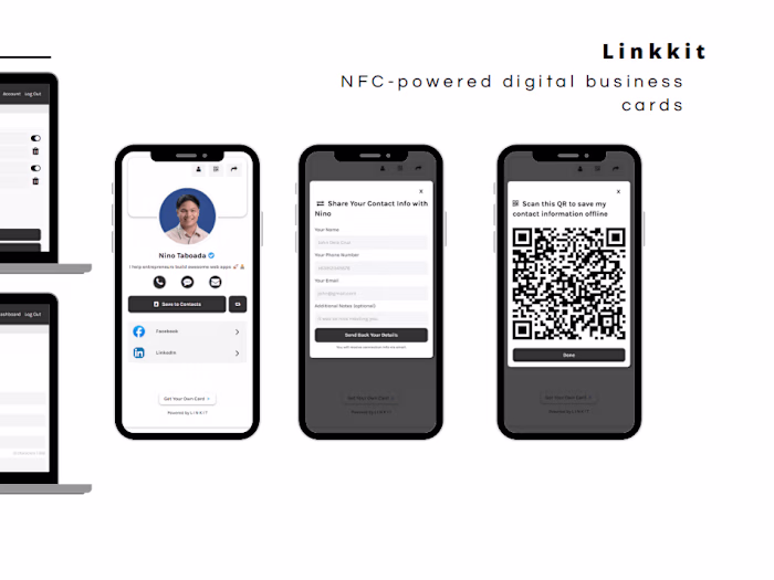 NFC-powered Digital Business Card Platform
