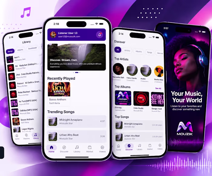 MUOUZIK — Music Streaming &