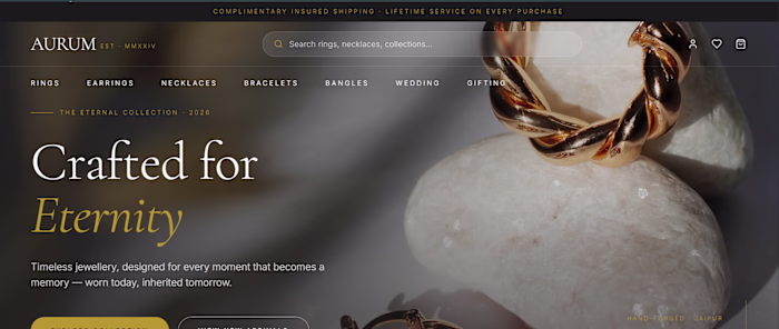 Luxury Jewellery E-Commerce Platform
