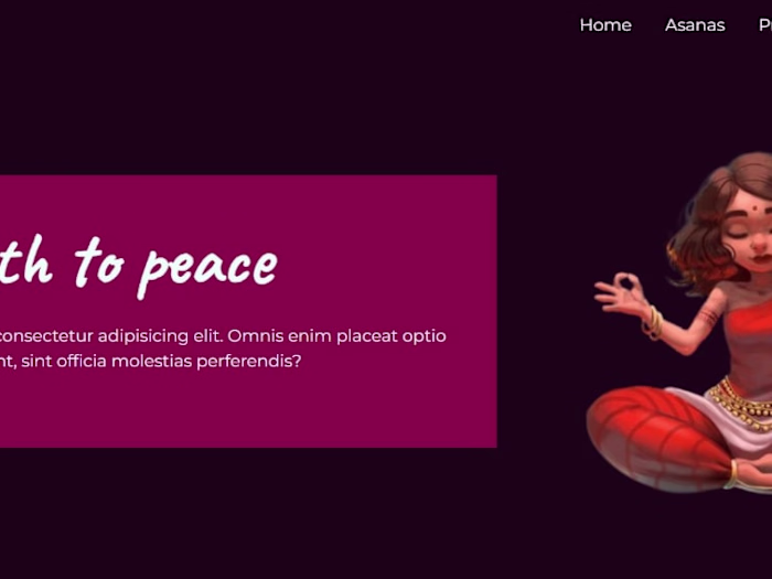 Yoga way - A react js website