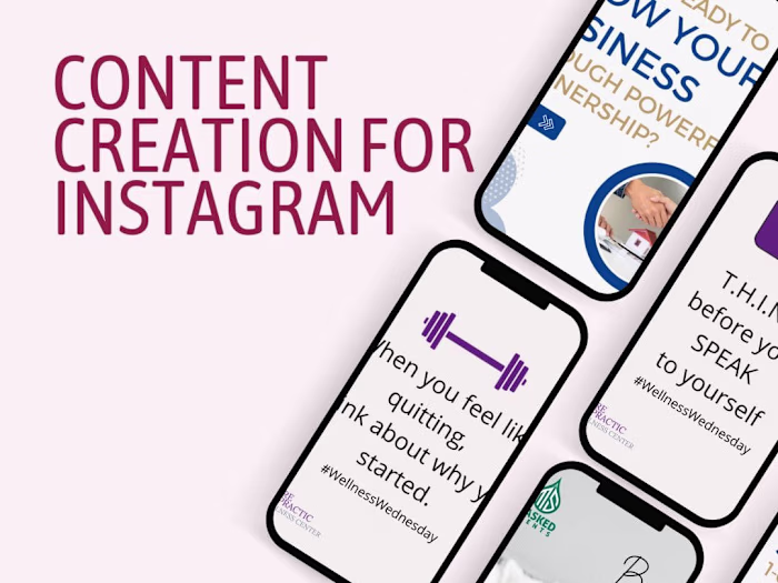 Content creation for IG 